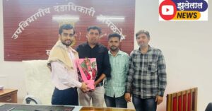 रविकुमार अंदानी ने अमलनेर के प्रांताधिकारी मयूर भंगाले से की शिष्टाचार भेंट